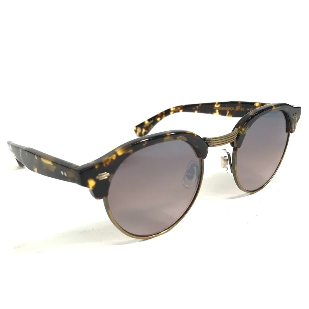 Garrett Leight Sunglasses OAKWOOD TUT-BG Tortoise Gold w/ Brown Gradient Lenses